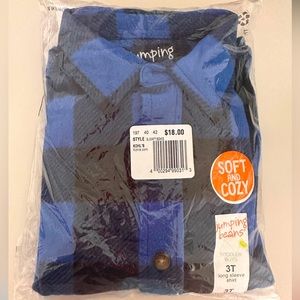 NWT long sleeve button up flannel